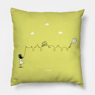 Rome Skyline Pillow