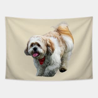 Shih Tzu Walking Tapestry