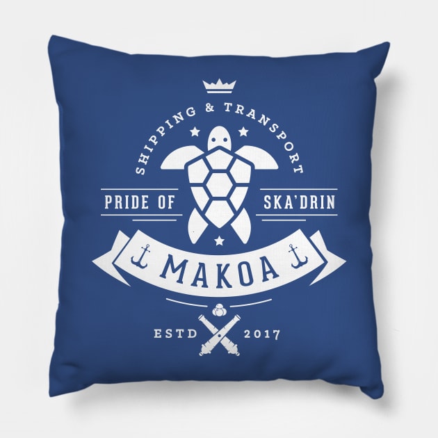 Makoa (light) Paladins Champion Logo Pillow by dcmjs