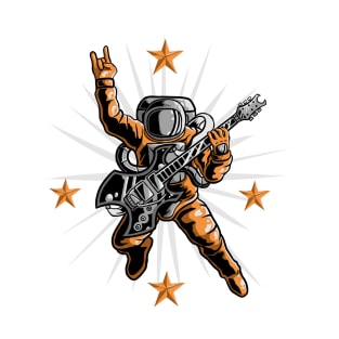 Astronaut want to be a Rockstrar T-Shirt