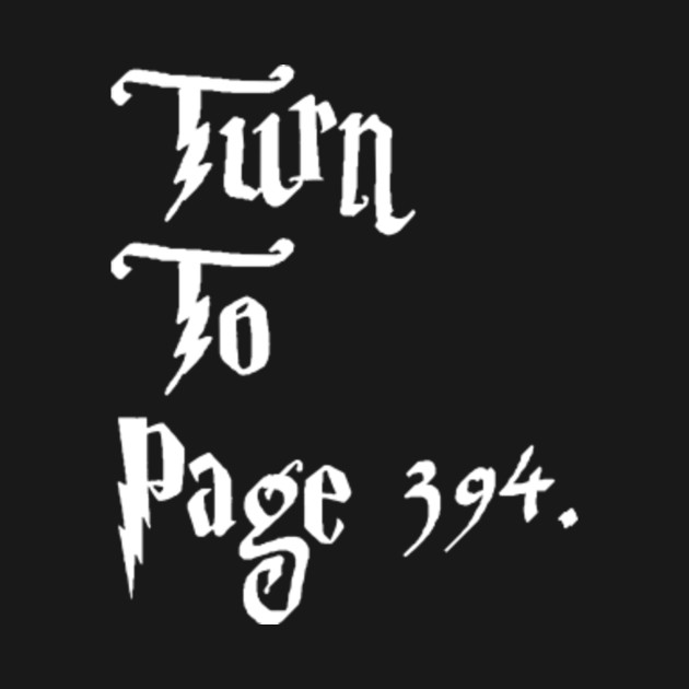 Turn to Page 394 Snape TShirt TeePublic