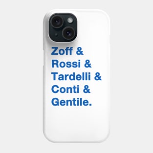 1982 Italy World Cup Blue Phone Case