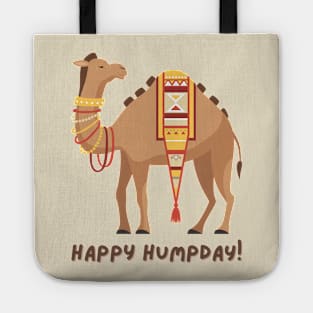 Happy Humpday Hump Day Cute Brown Camel Tote