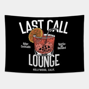 Last Call Lounge // Funny Skull Cocktail Bar // Killer Cocktails Tapestry