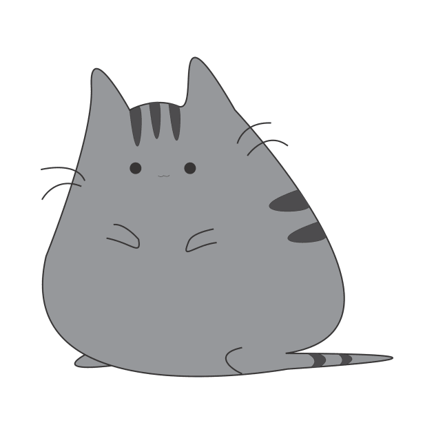 Cute Fat Cat Illustration by CuteDesigns