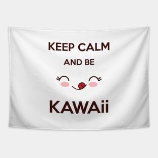 KEEP CALM & KAWAII Tapestry