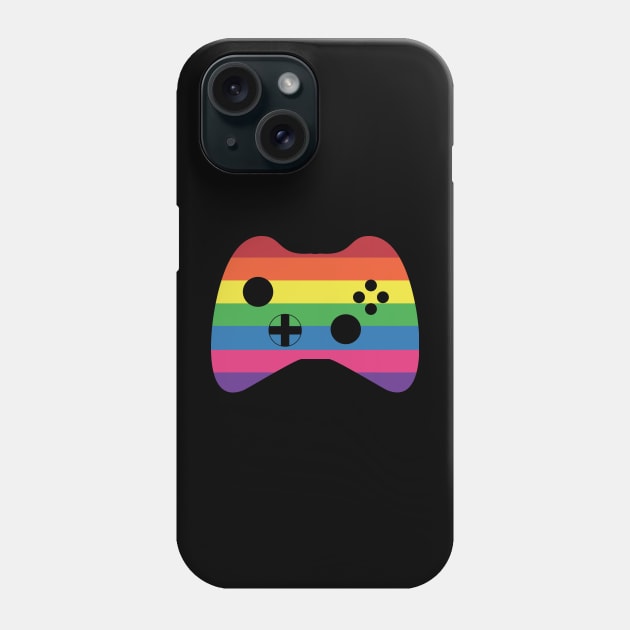 Video Game Controller LGBTQIA Gamer Phone Case by Issho Ni
