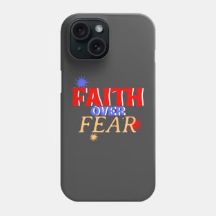 Faith Over Fear USA Christian Phone Case