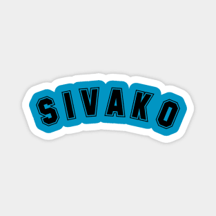 Sivako (black text) Magnet