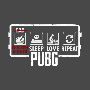 Eat Sleep Love X Pubg Compilation T-Shirt