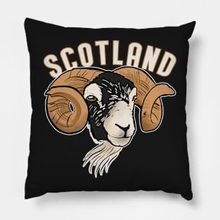 Scottish sheep Cute Scottish Sheep Scotland Souvenir Pillow