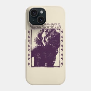 Gal Costa \/\ Retro Original Fan Art Design Phone Case