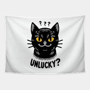 Unlucky? - Black Cat Tapestry