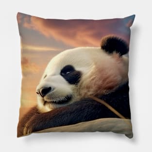 Panda Animal Nature Majestic Wilderness Pillow