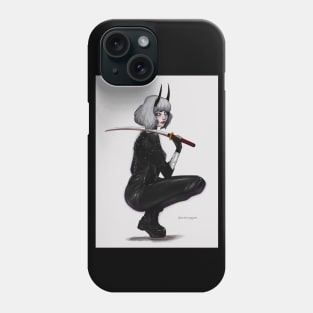 Cyber Girl Demon Phone Case