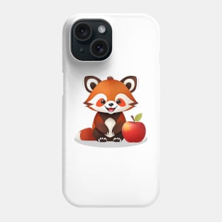 Red Panda Apple Phone Case