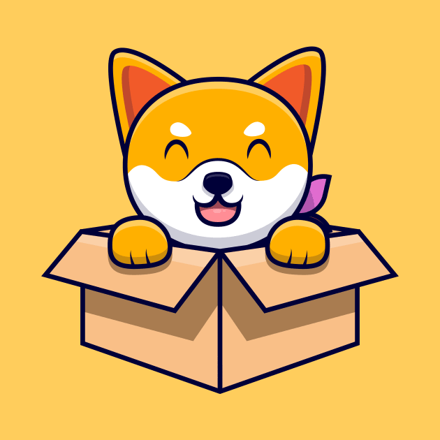 Kawaii shiba inu by crocozen