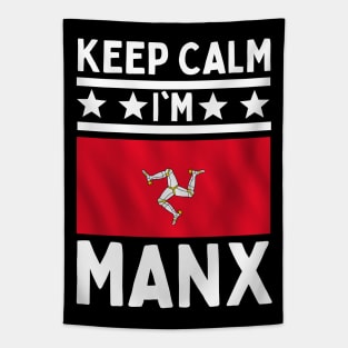 Keep Calm I'm Manx Tapestry