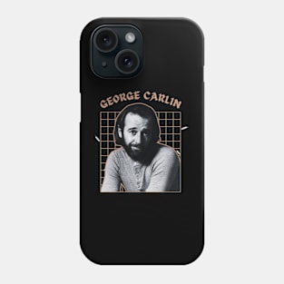 George carlin --- 60s retro style Phone Case