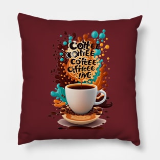 coffee time Pillow