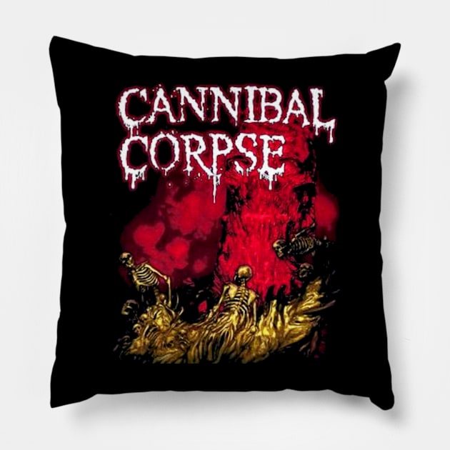 CANNIBAL CORPSE MERCH VTG Pillow by Mayacali Art