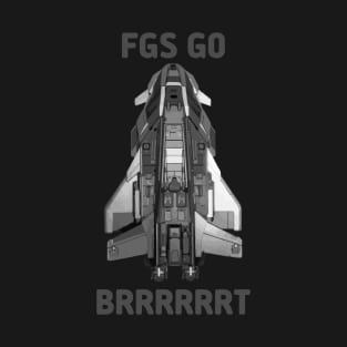 Federal Gunship (FGS) from Elite Dangerous. FGS GO BRRRRRRT. T-Shirt