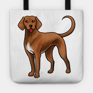 Dog - Redbone Coonhound - Red and White Tote