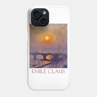 Sunset over Waterloo Bridge by Emile Claus Phone Case