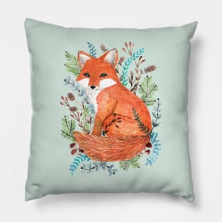 Resting Fox Pillow