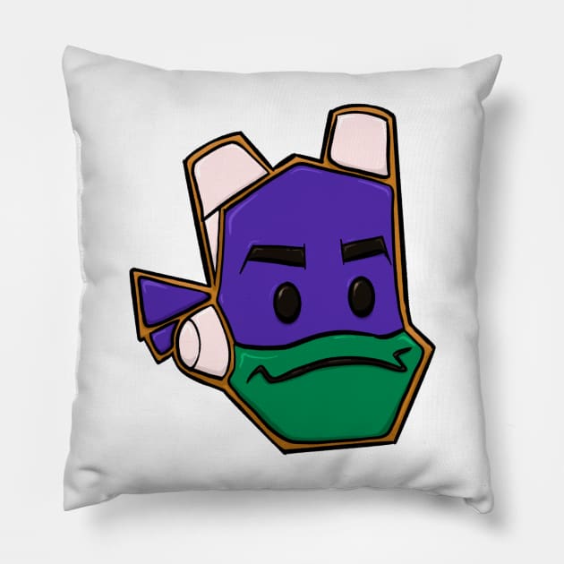 ROTTMNT Donnie Cookie Pillow by SassyTiger