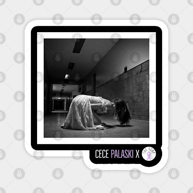 Cece Palaski - Hallway - B&W - Light Magnet by The GCAP Shirts and Merch