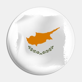 Cyprus artwork Pin