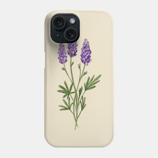 Lupine Wildflower Phone Case