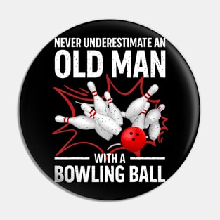 Cute Bowling Women Men Grandpa Bowler Team Bowlin Lane Spare Pin