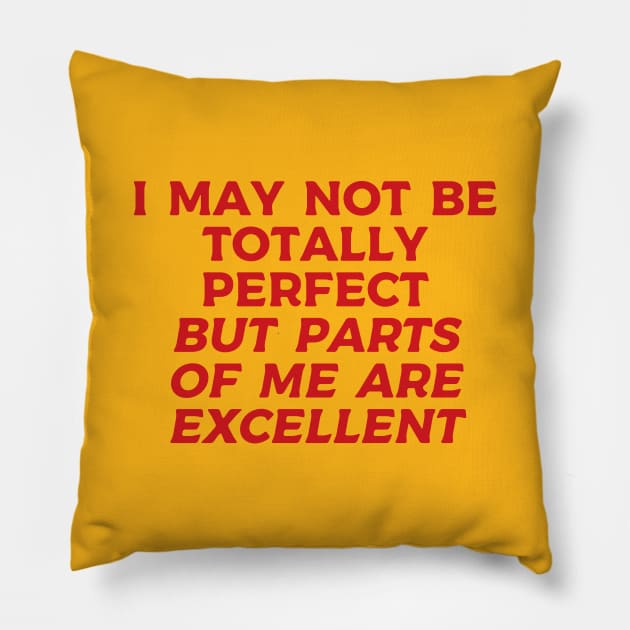 Parts of Me Pillow by artnessbyjustinbrown