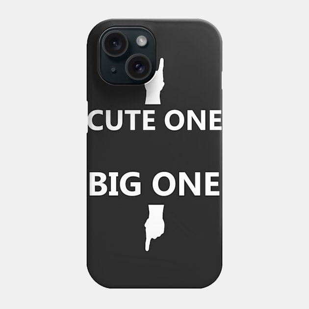 Cute One Big One Phone Case by Skymann