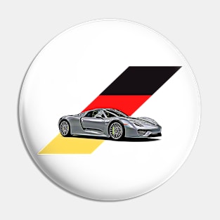 918 German Print Pin