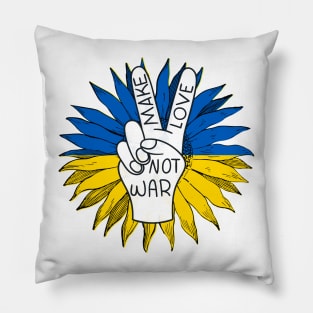 Peace for Ukraine Pillow