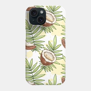 Coconut, Palm, Leaves, Tree of Life, Charcoal, Oil Gift Phone Case