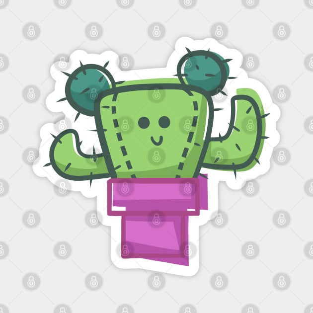 Cactus Family - Teen Girl Magnet by Studio Mootant