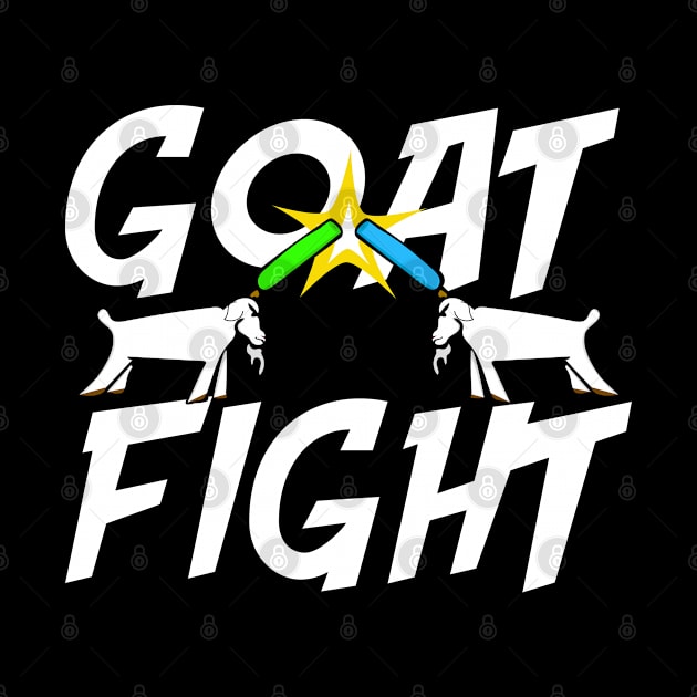 Goat Fight with Pool Noodles by Swagazon