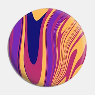 Abstract Art Purple Marble Pin