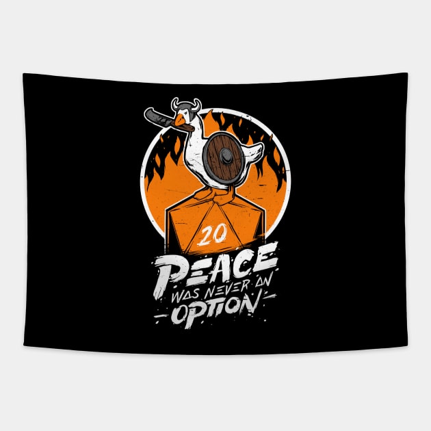 RPG - Peace Was Never an Option Tapestry by The Inked Smith