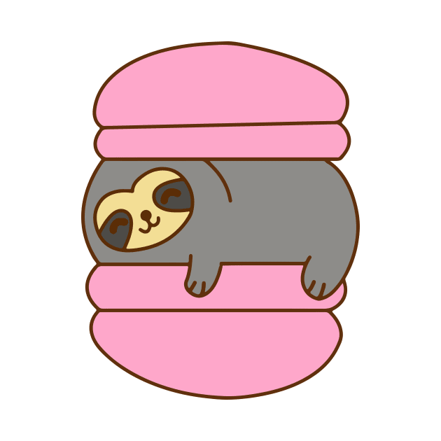 Macaron Sloth by mintcorner