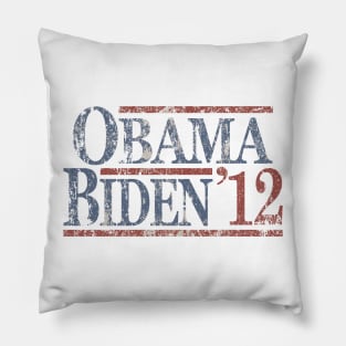 Distressed Obama Biden 12 Pillow