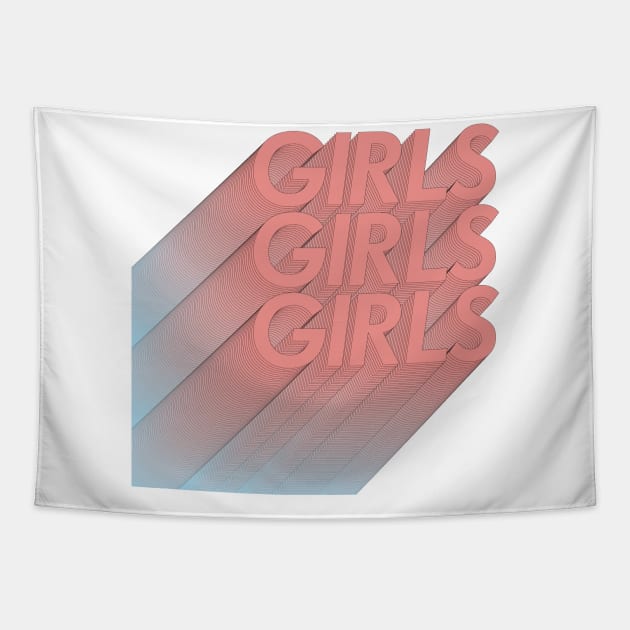 girls girls girls Tapestry by GoldSoul