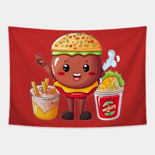 kawaii  junk food T-Shirt cute  funny Tapestry