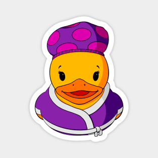 Spa Day Rubber Duck Magnet