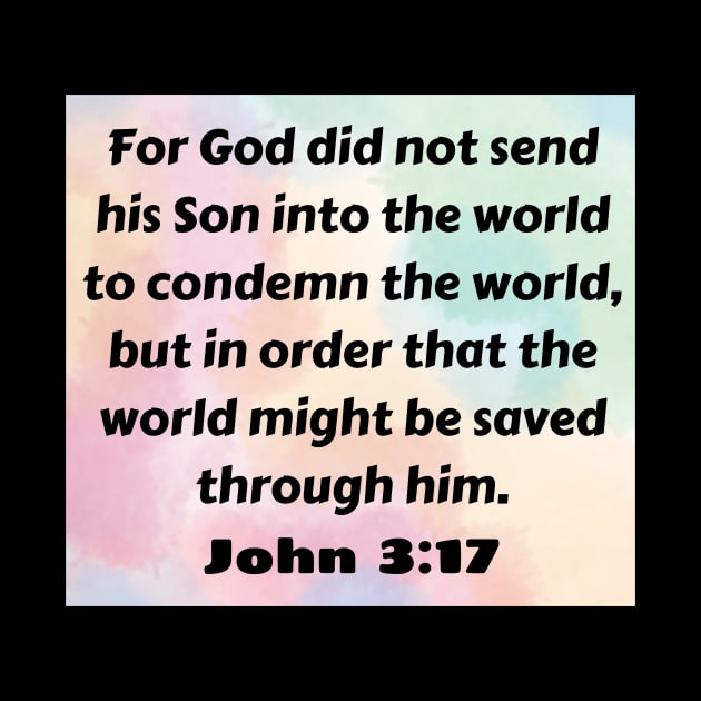 Bible Verse John 3:17 by Prayingwarrior