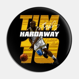 Tim Hardaway Golden State Drive Pin